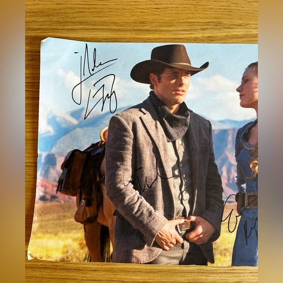 Westworld Signed Cast Print HBO Series Autographs Evan Rachel Wood James Marsden - Picture 3 of 5